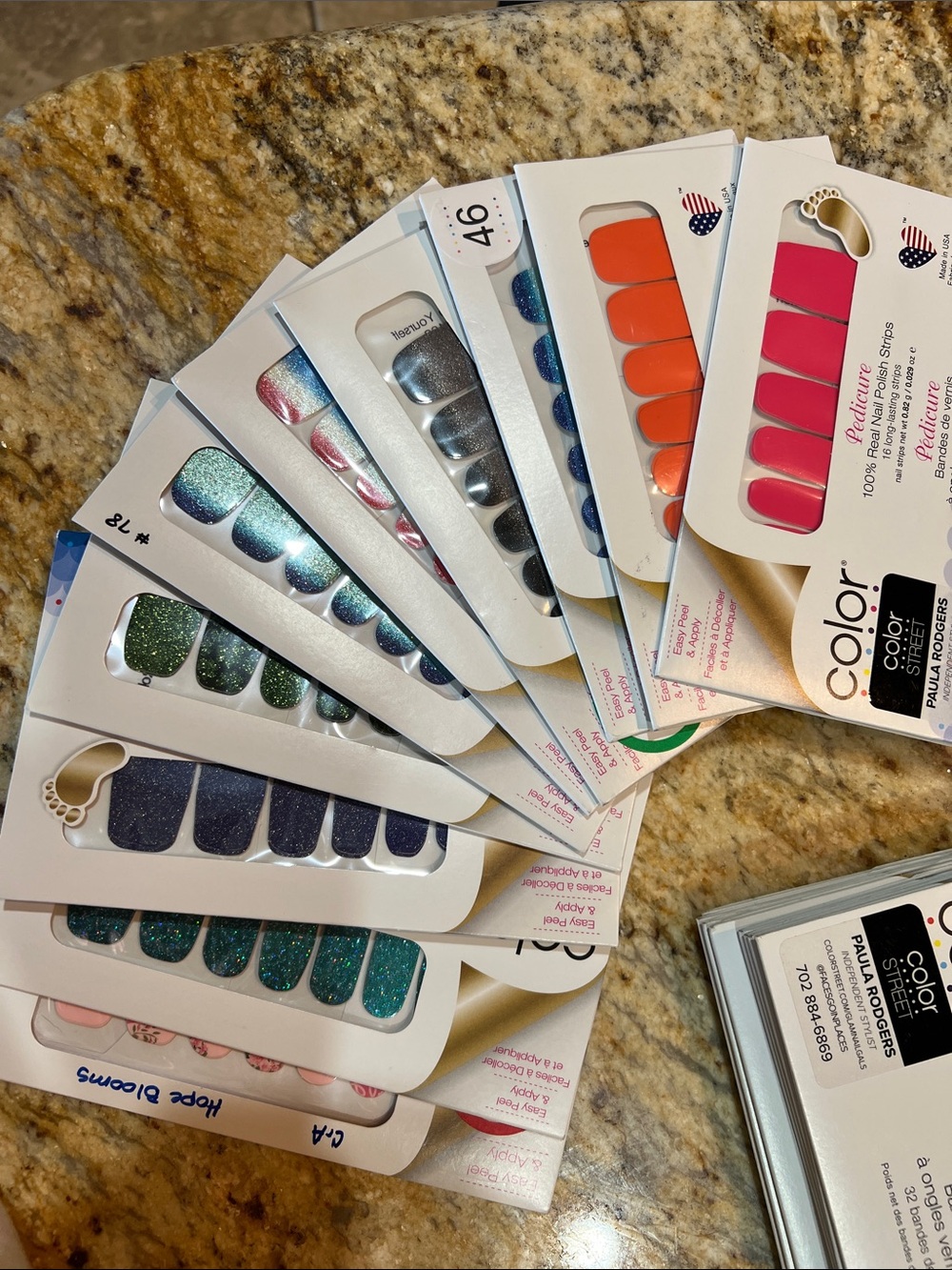 Lot - 190 sets of Color Street Nail Strips - Picture 2 of 16